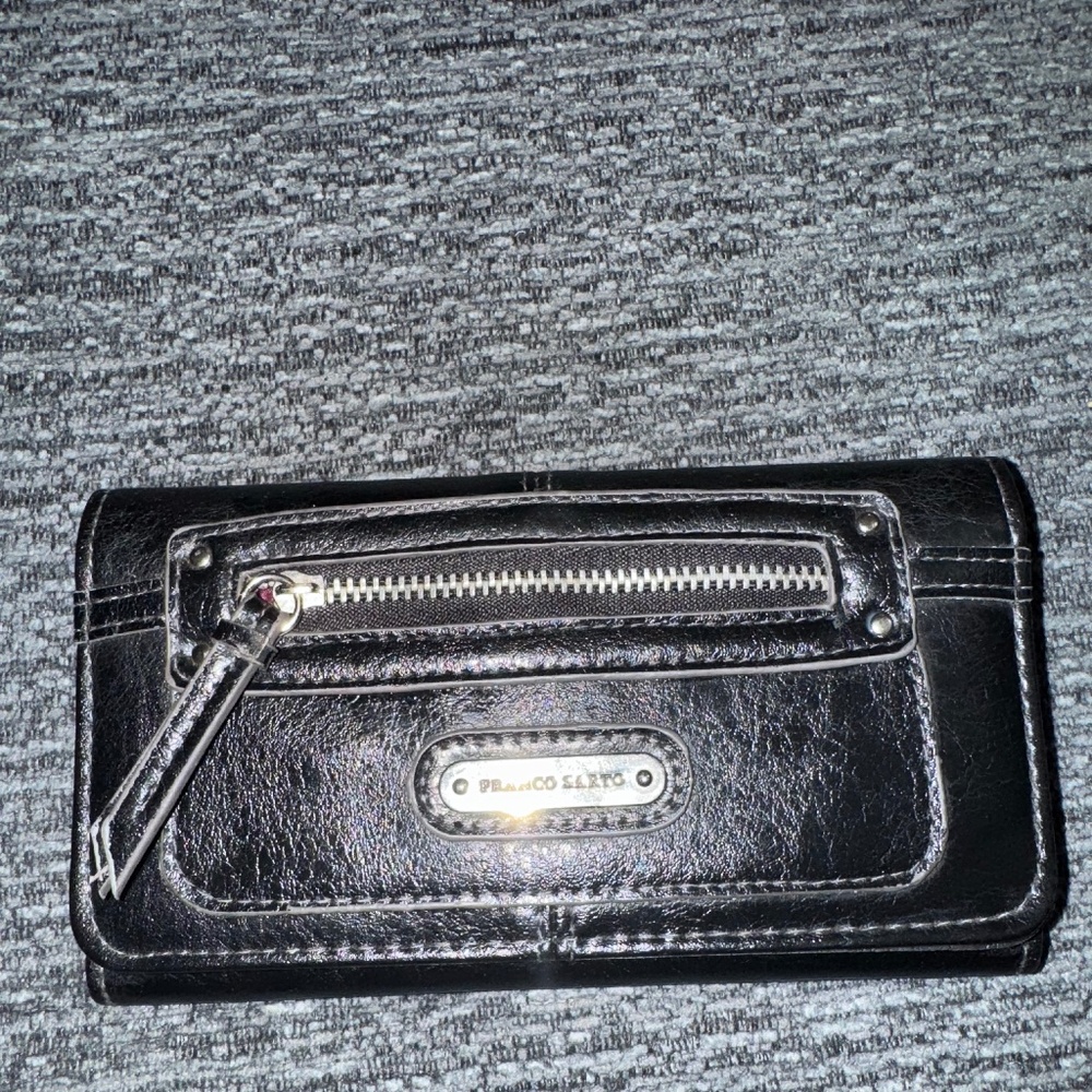 Franco Sarto Black Leather Wallet